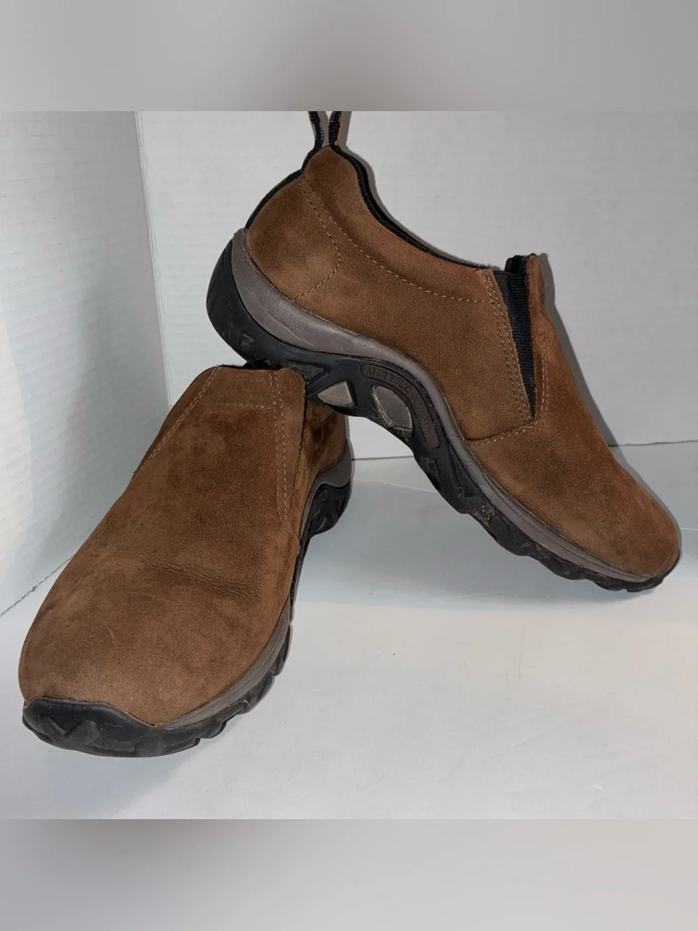 Merrell Men's Brown Suede Slip-On Trail Shoes